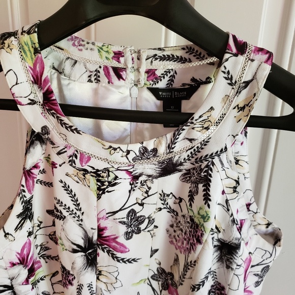 White floral dress from White House Black Market - Picture 4 of 4
